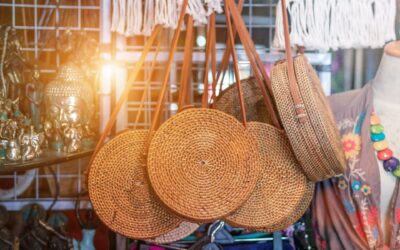 Ein Teil – unterschiedlicher Style: Korbtasche